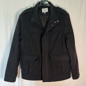 Goodfellow & Co Charcoal Gray Men's Wool Blend Jacket, Size L